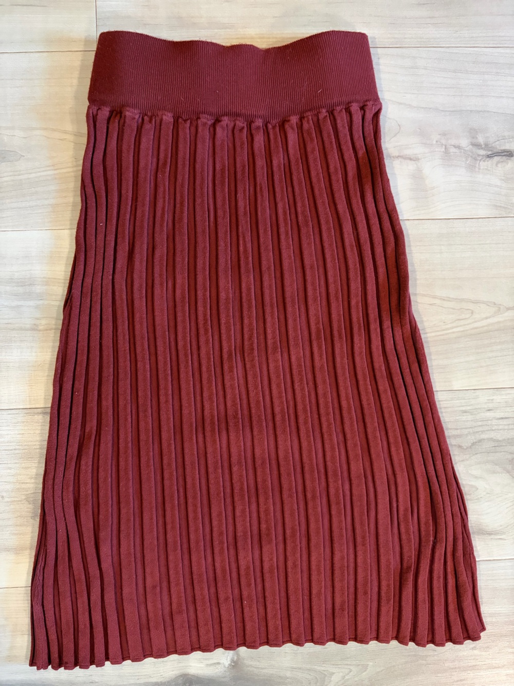 Halogen Women's Ribbed Midi Skirt